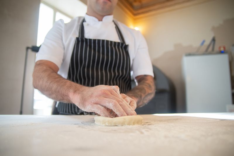 Fresh pizza ingredients at Dewey's